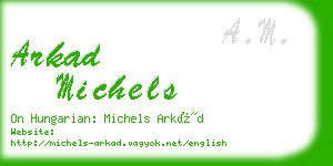arkad michels business card